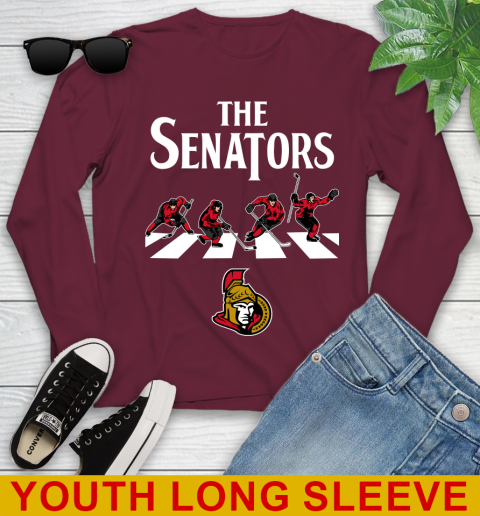 NHL Hockey Ottawa Senators The Beatles Rock Band Shirt Youth Long Sleeve 6