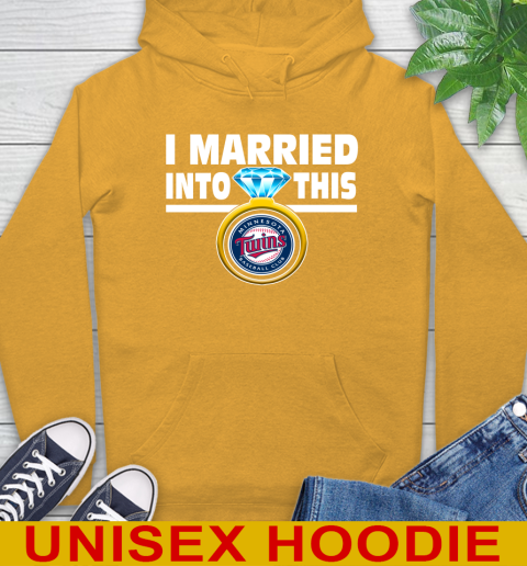 Minnesota Twins MLB Baseball I Married Into This My Team Sports Hoodie 2