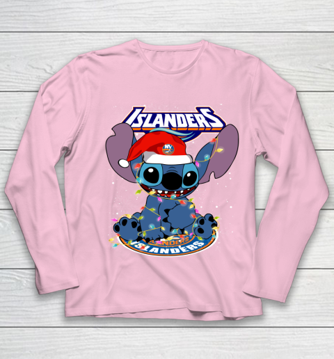 New York Islanders NHL Hockey noel stitch Christmas Youth Long Sleeve 6