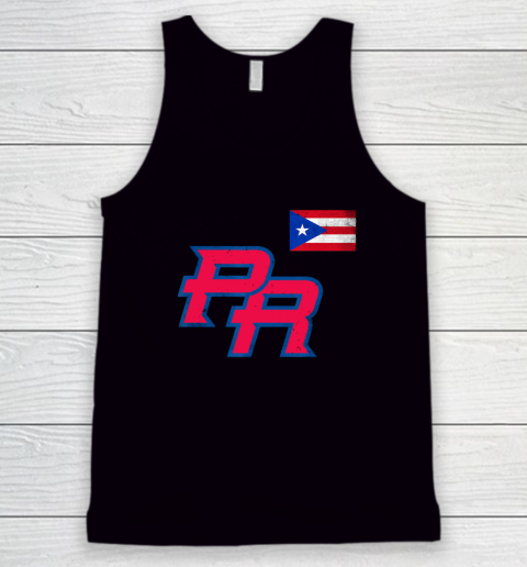 Puerto Rico 2023 Baseball Flag Pride red Boricua Puerto Rico Tank Top