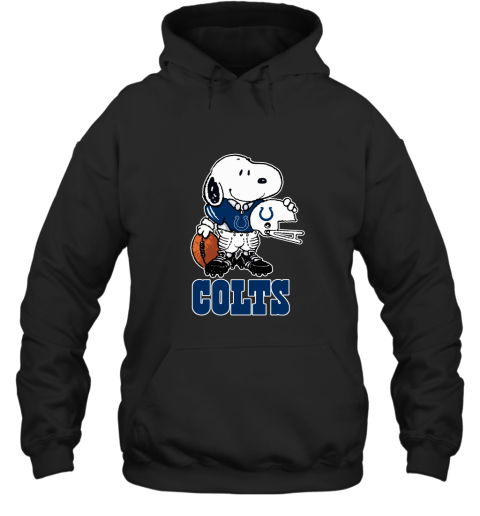 Snoopy A Strong And Proud Indianapolis Colts Player NFL Hoodie