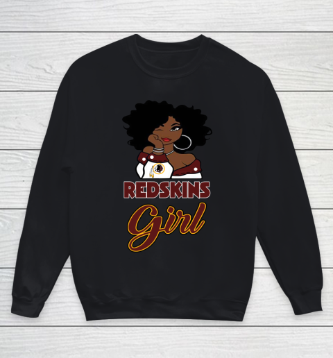 Washington Redskins Girl NFL Youth Sweatshirt