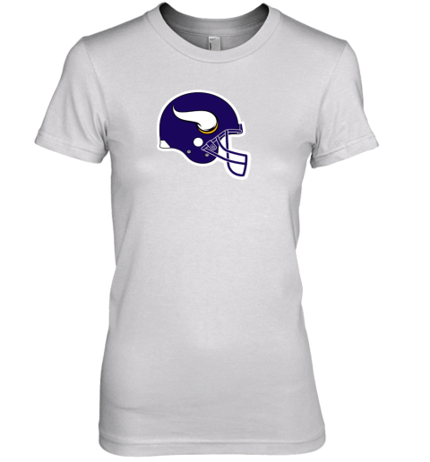 Minnesota ViKings Helmet Premium Women's T-Shirt