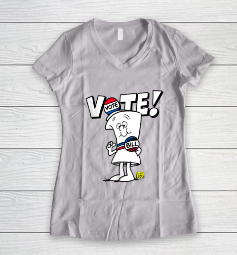 Schoolhouse Rock Vote with Bill Women's V-Neck T-Shirt