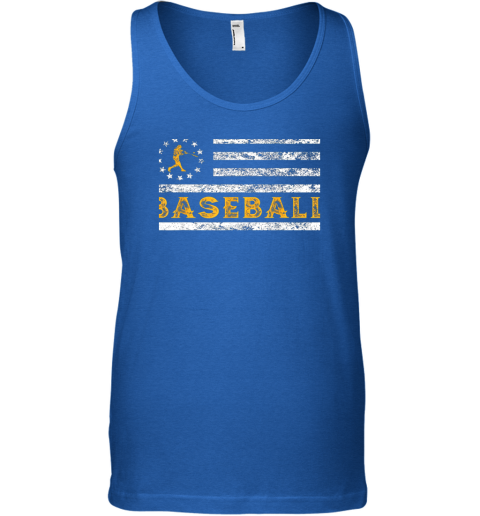 vkqe baseball lovers vintage american betsy ross flag softball unisex tank 17 front royal