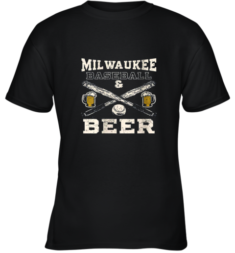 Love Milwaukee Love Baseball Youth T-Shirt