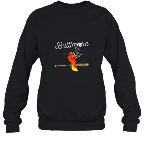 Baltimore Oriole Baseball Shirt Original Bird Design Sweatshirt