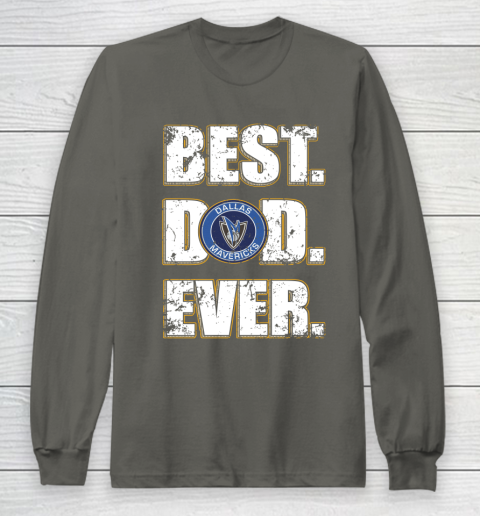 NBA Dallas Mavericks Basketball Best Dad Ever Family Shirt Long Sleeve T-Shirt 5