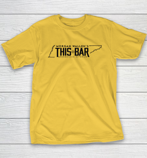 Morgan Wallen's This Bar And Tennessee Kitchen Youth T-Shirt 4