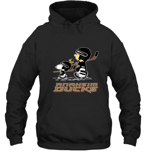 Let's Play Anaheim Ducks Ice Hockey Snoopy NHL Hoodie