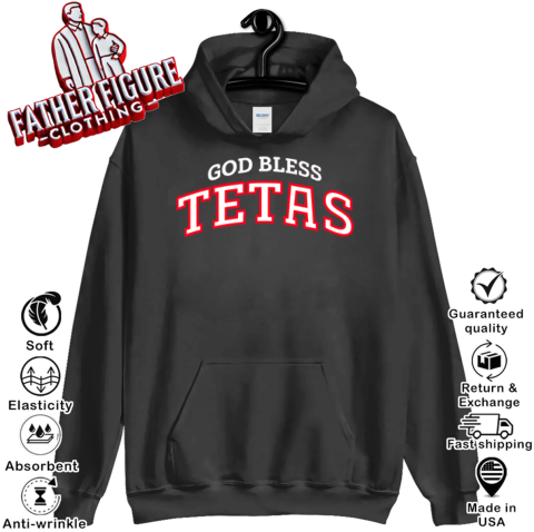 Texas Rangers God Bless Tetas Hoodie