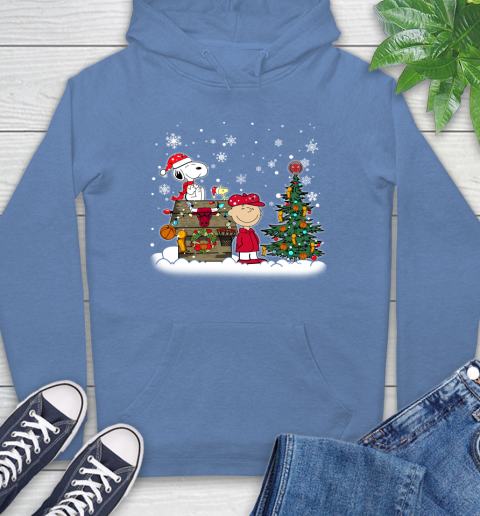 Chicago Bulls NBA Basketball Christmas The Peanuts Movie Snoopy Championship Hoodie 11