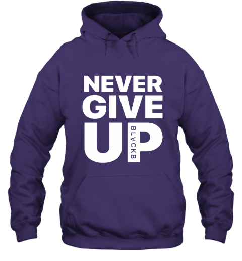 jtww mohamed salah never give up black hoodie 23 front purple