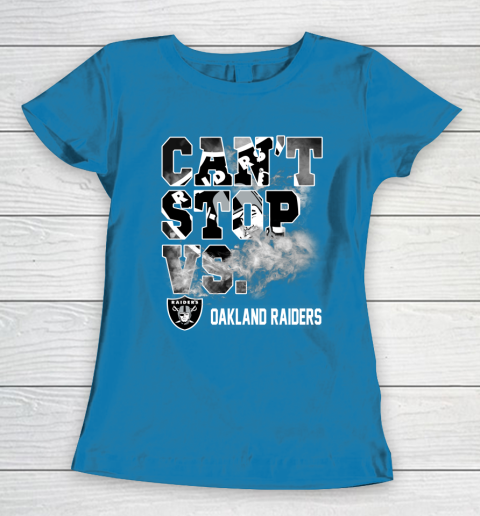 NFL Oakland Raiders Can't Stop Vs Women's T-Shirt 6