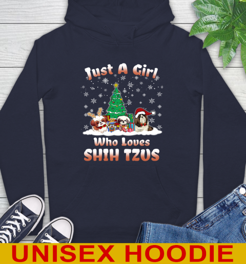 Christmas Just a girl who love shih tzus dog pet lover 15