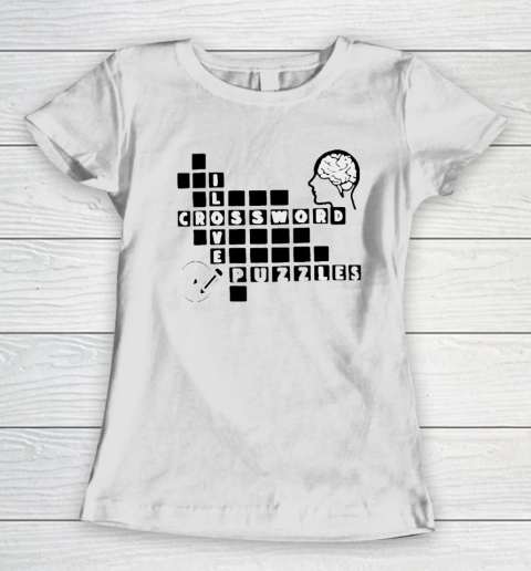 Casual Shirt Crossword Clue, Lacked Originality Crossword, Crossword Puzzle Shirt, Crossword Lover Women's T-Shirt