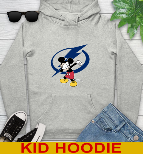 Tampa Bay Lightning NHL Hockey Dabbing Mickey Disney Sports Youth Hoodie