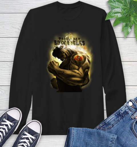 Tampa Bay Buccaneers NFL Football Hulk Marvel Avengers Sports Long Sleeve T-Shirt