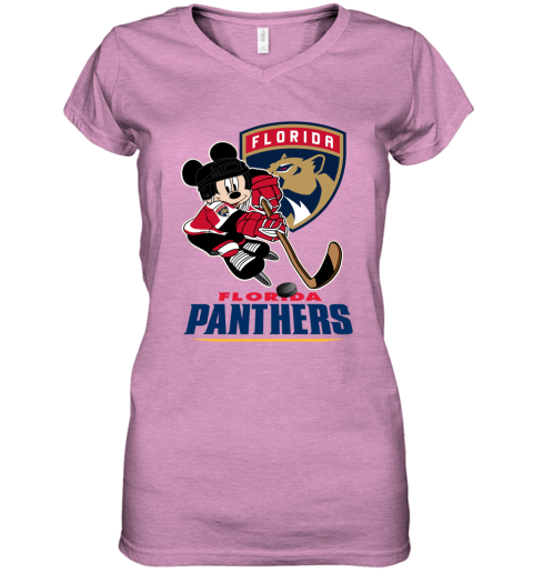 NHL Florida Panthers Mickey Mouse Disney Hockey T Shirt Youth T-Shirt
