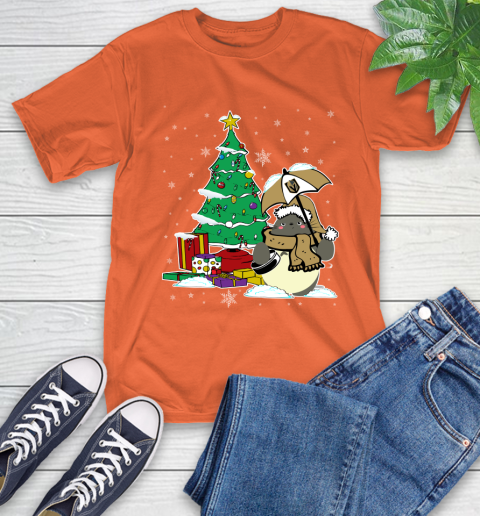 Vegas Golden Knights NHL Hockey Cute Tonari No Totoro Christmas Sports T-Shirt 4