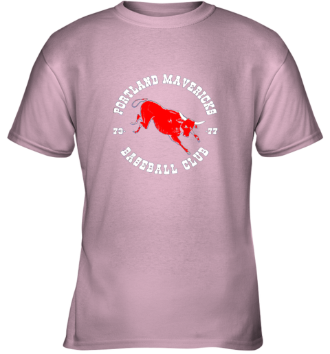 87wz portland shirt cows mavericks baseball vintage for awesome youth t shirt 26 front light pink