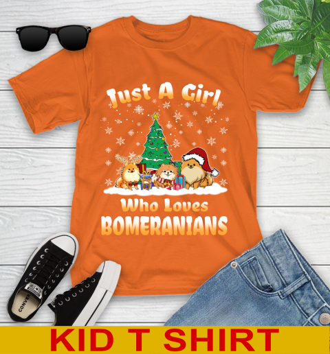 Christmas Just a girl who love pomeranians dog pet lover 104