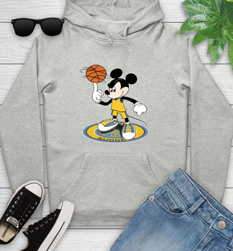 NBA Basketball Denver Nuggets Cheerful Mickey Disney Shirt Youth Hoodie 2