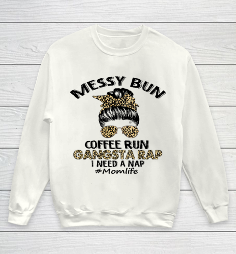 Mom life leopard sweatshirt top