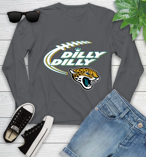 NFL Jacksonville Jaguars Dilly Dilly Football Sports Youth Long Sleeve 8