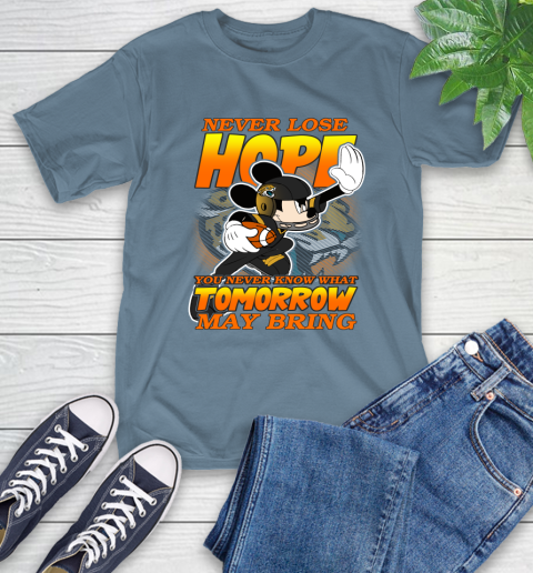 Jacksonville Jaguars NFL Football Mickey Disney Never Lose Hope T-Shirt 8