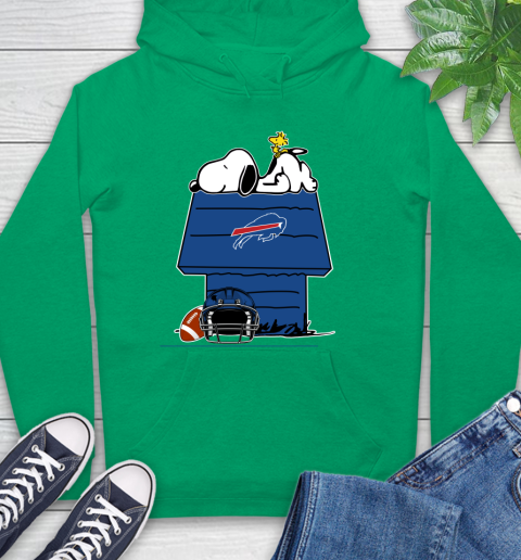 Buffalo Bills NFL Football Snoopy Woodstock The Peanuts Movie Hoodie 8