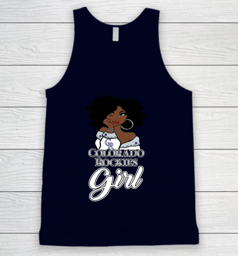 Colorado Rockiess Girl MLB Tank Top 3