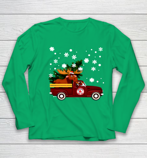 Boston Red Sox Bring Christmas Home MLB Youth Long Sleeve 4
