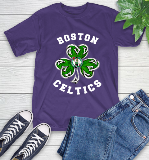 NBA Boston Celtics Three Leaf Clover St Patrick's Day Basketball Sports T-Shirt 5