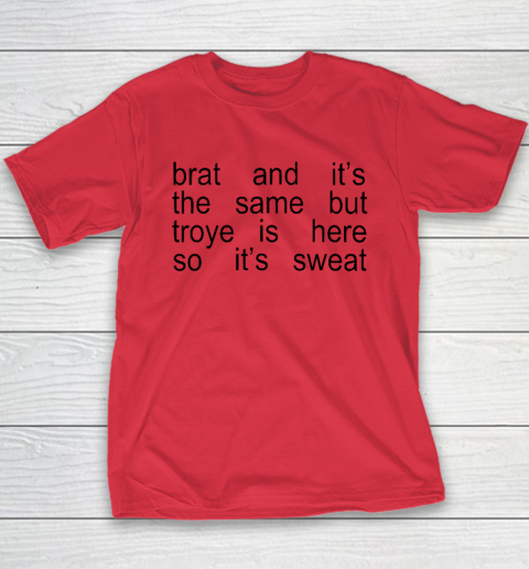 Sweat Tour  Sweat Brat Green Youth T-Shirt 7