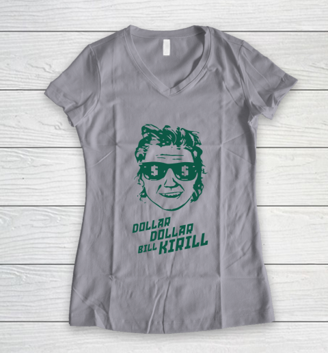 Dollar Dollar Bill Kirill Women's V-Neck T-Shirt 2