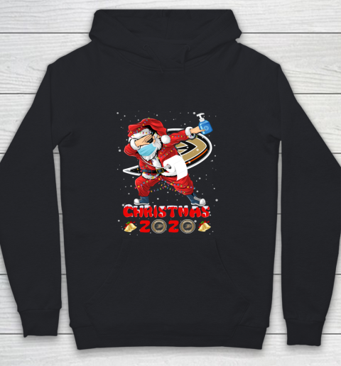 Anaheim Ducks Funny Santa Claus Dabbing Christmas 2020 NHL Youth Hoodie