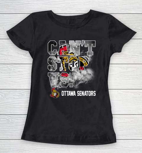 NHL Ottawa Senators Hockey Can't Stop Vs Women's T-Shirt