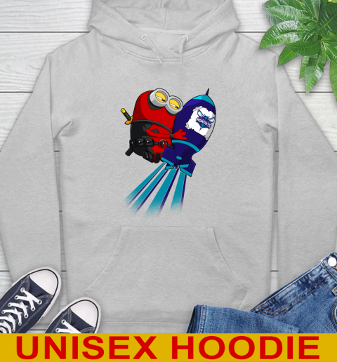 NBA Basketball Charlotte Hornets Deadpool Minion Marvel Shirt Hoodie 6