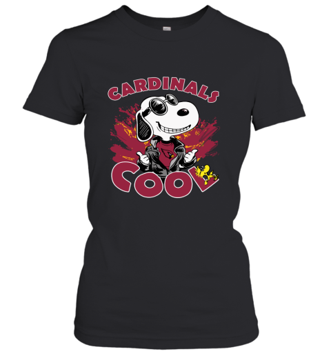 Arizona Cardinals Snoopy Joe Cool We're Awesome Women's T-Shirt