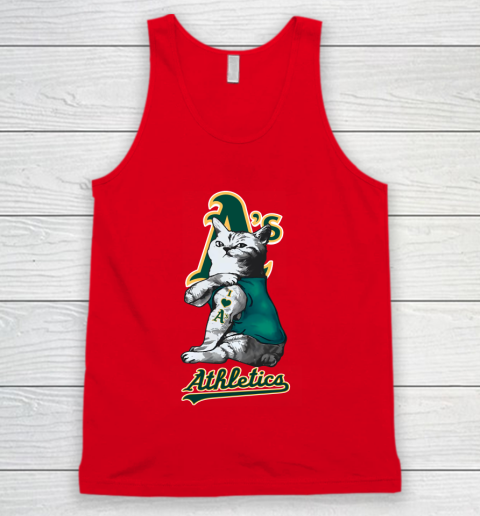 MLB Baseball My Cat Loves Oakland Athletics Tank Top 5