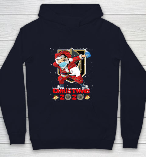 Vegas Golden Knights Funny Santa Claus Dabbing Christmas 2020 NHL Youth Hoodie 2