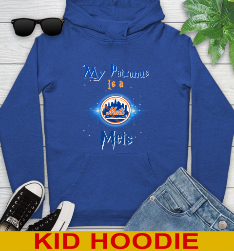 MLB Baseball Harry Potter My Patronus Is A New York Mets Youth Hoodie 10