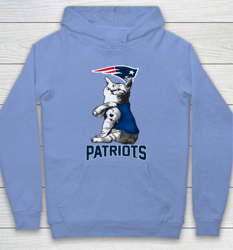 NFL Football My Cat Loves New England Patriots Hoodie 8