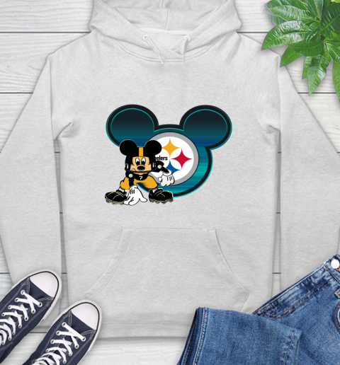 NFL Pittsburgh Steelers Mickey Mouse Disney Football T Shirt Hoodie