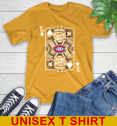 Montreal Canadiens NHL Hockey The King Of Spades Death Cards Shirt T-Shirt 2
