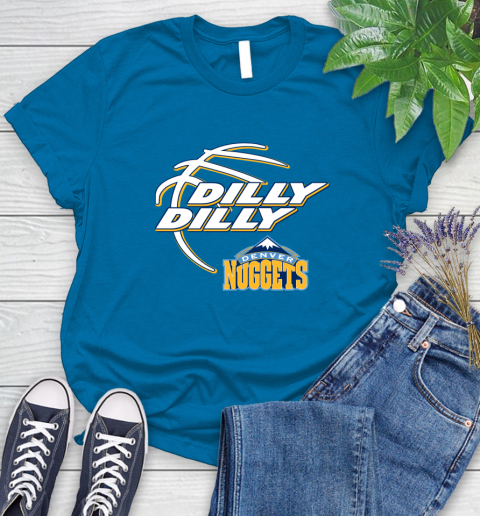 NBA Denver Nuggets Dilly Dilly Basketball Sports Women's T-Shirt 7