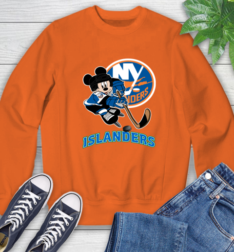 NHL New York Islanders Mickey Mouse Disney Hockey T Shirt Sweatshirt 4