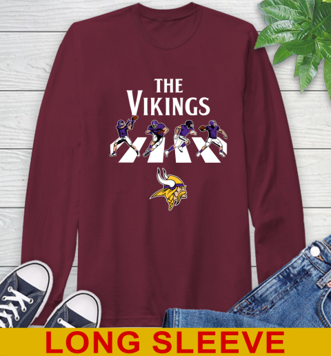NFL Football Minnesota Vikings The Beatles Rock Band Shirt Long Sleeve T-Shirt 7