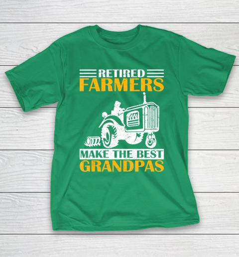 GrandFather gift shirt Retired Farmer Tractor Make The Best Grandpa Retirement Gift T Shirt T-Shirt 15